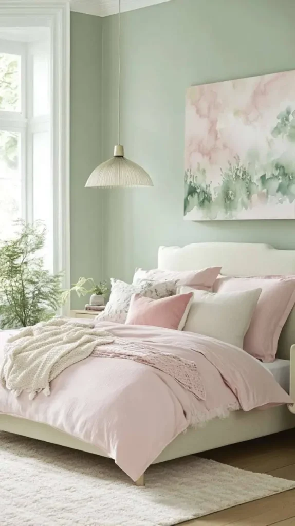 Pink and Green Bedroom Ideas 