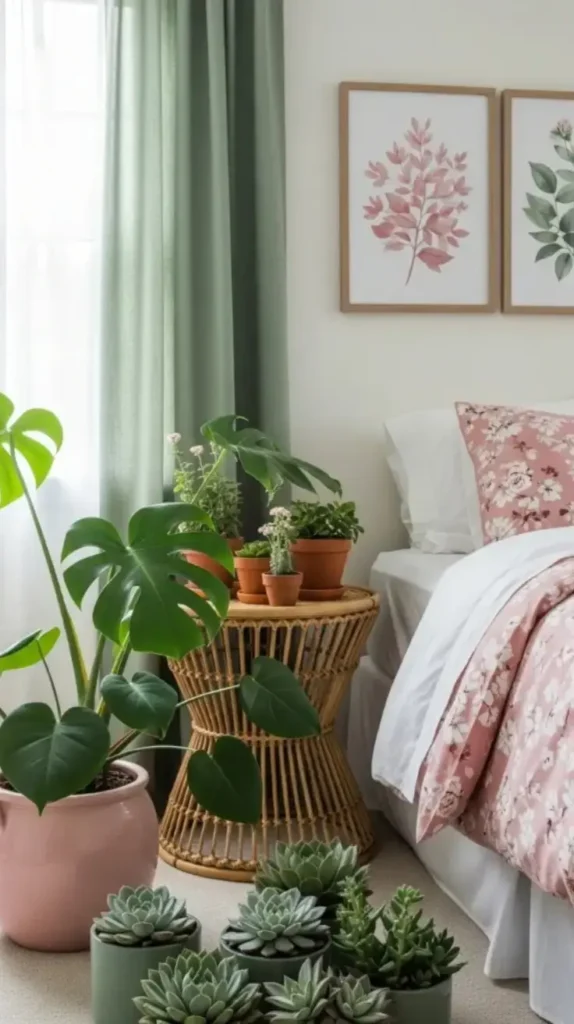 Pink and Green Bedroom Ideas 