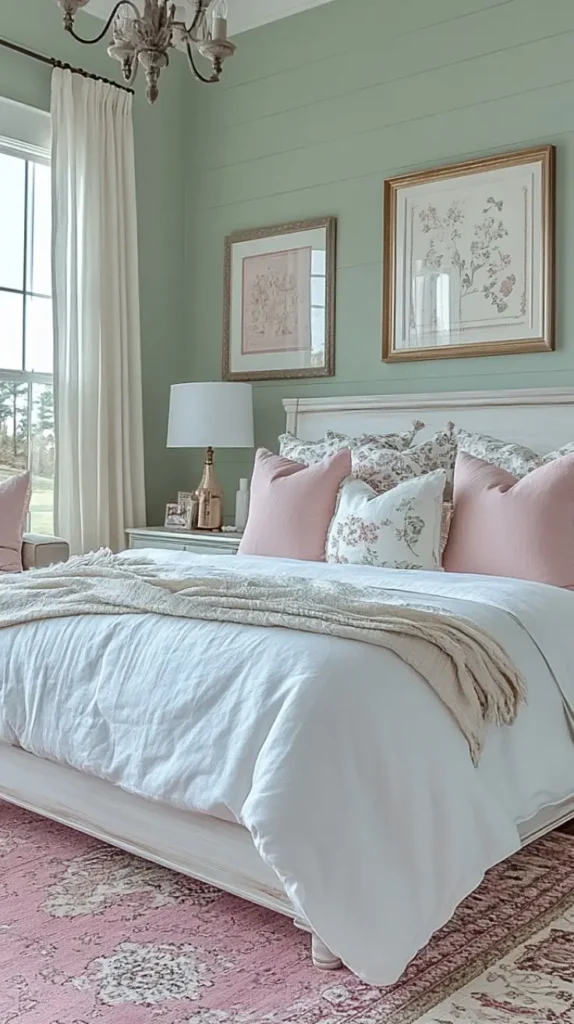Pink and Green Bedroom Ideas 
