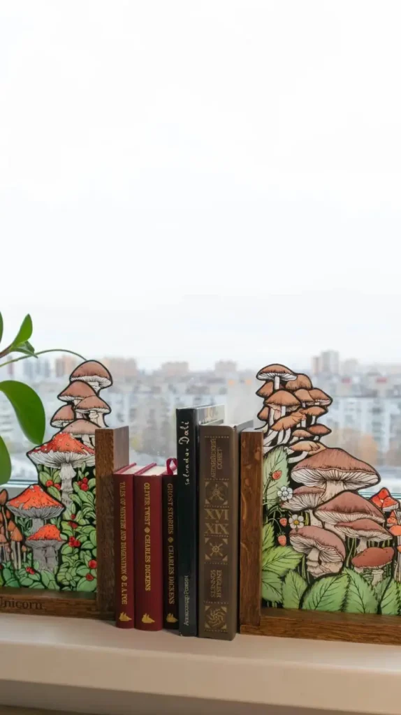 Wooden Bookends Wooden Bookends