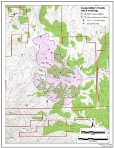 Surge Battery Metals North Nevada drilling results