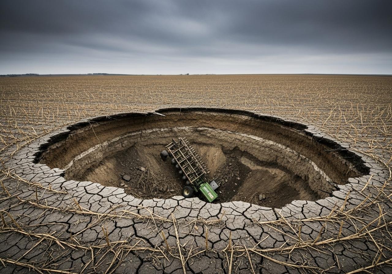 Sinkholes Devastate Konya Agriculture
