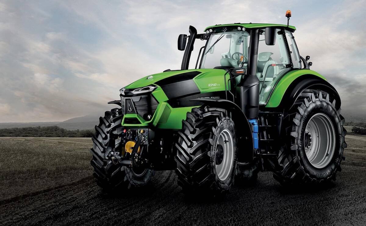 Deutz-Fahr’s 300-h.p. 9340TTV Agrotron is available in the Canadian market. Photo: Deutz-Fahr
