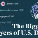 Text that says "The Biggest Buyers of U.S. debt" and a bar chart showing stablecoin issuers ranked among foreign holders of U.S. debt.