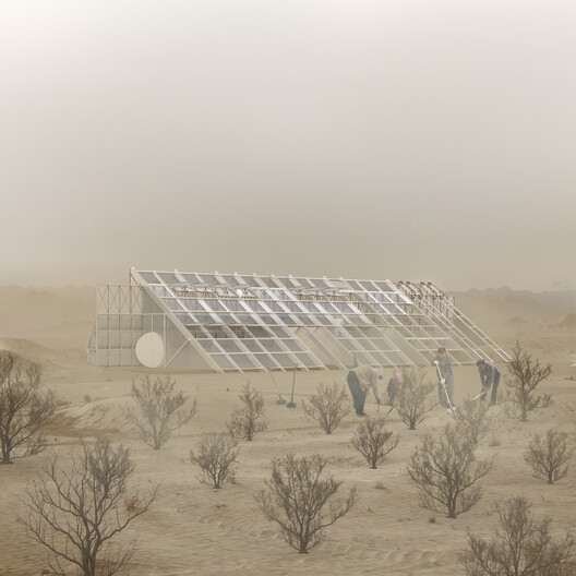 Small Scale Category Winner + Student Winner: Architecture as Resilient Machine. Image Courtesy of Buildner