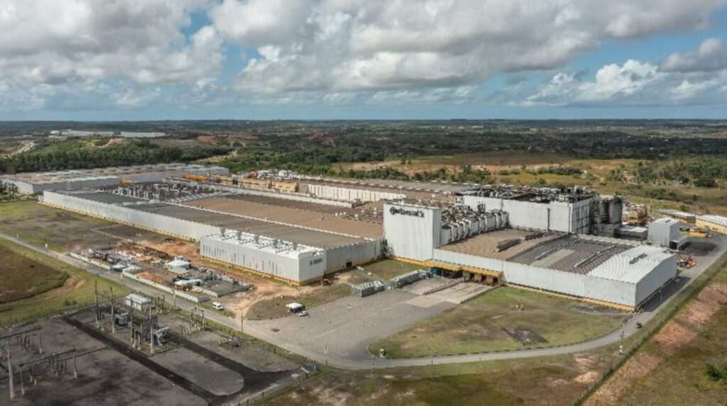 Aerial shot of the Contiental tire plant in Camaçari in Brazil.