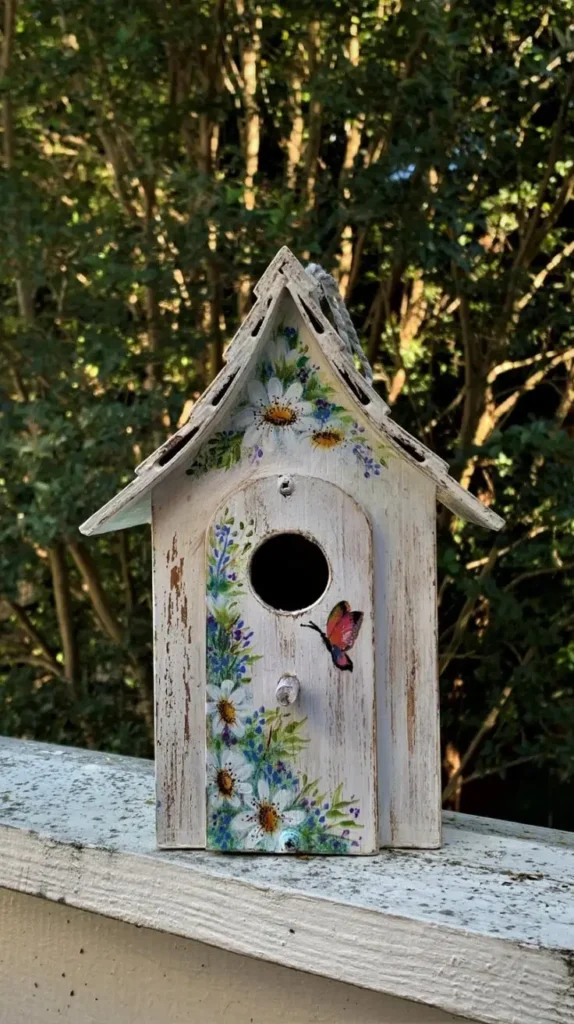 Cute Birdhouse Painting Ideas 