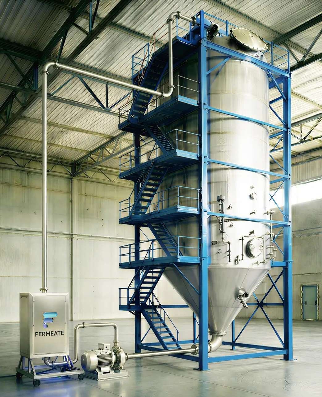 Fermeate’s technology can plug-and-play with existing commercial fermentation facilities. Image credit: Fermeate