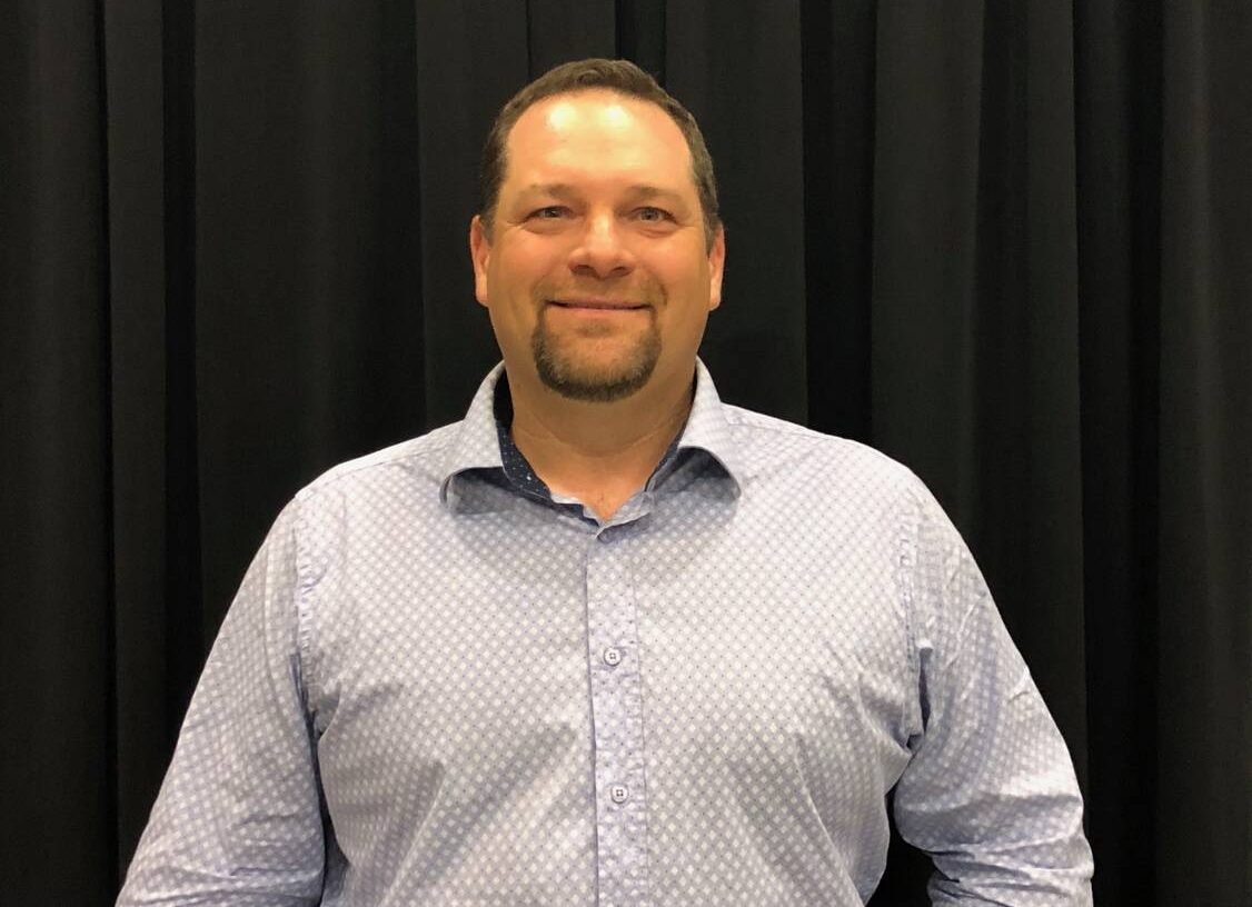 Mike Hittinger, a producer from Westlock, Alta., is the first producer in Canada to test Halter virtual fencing on his farm. Photo credit: Supplied