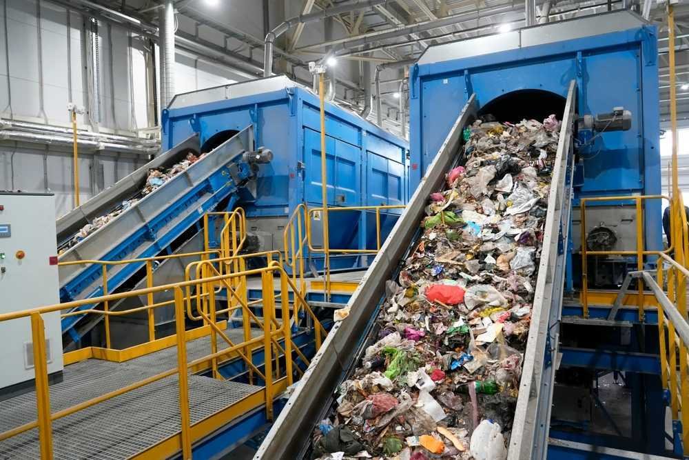 A waste sorting facility