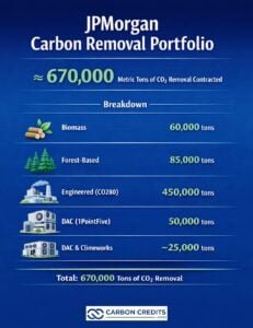 JPMorgan carbon removal portfolio