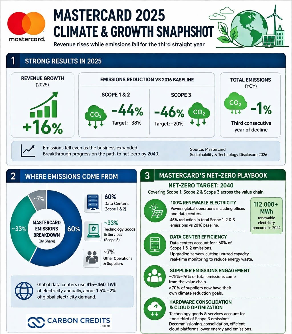mastercard emissions vs growth