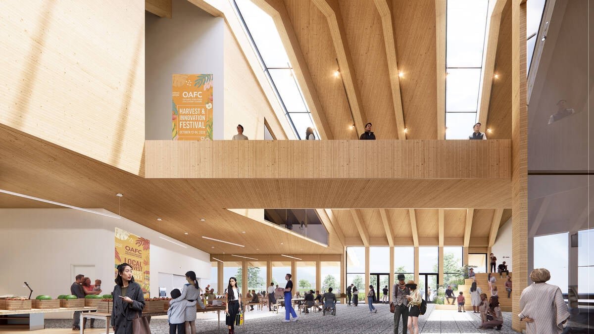 Lobby of Ontario Agri-Food Discovery Centre. Photo submitted.