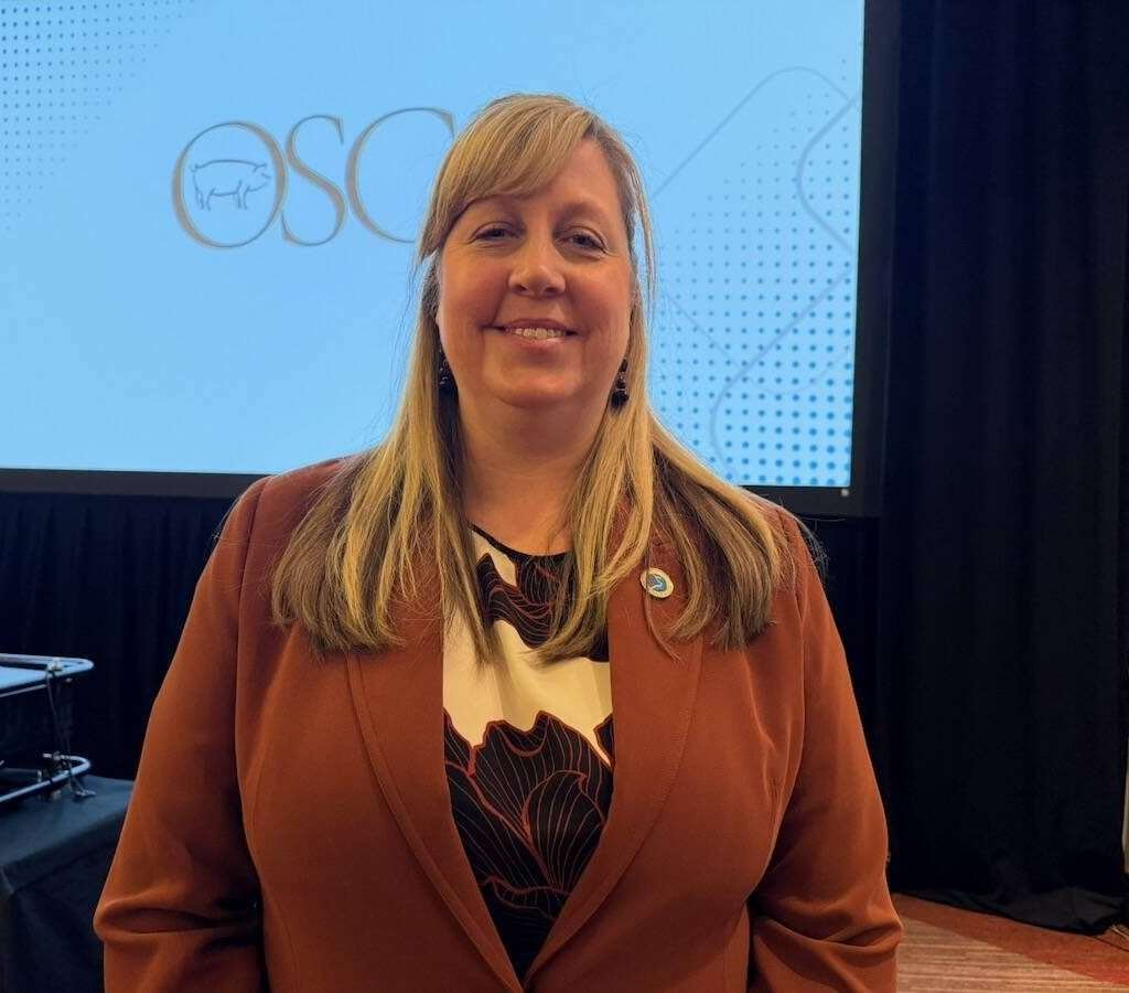 Tara Terpstra is chair of the board of Ontario Pork. Photo: John Greig