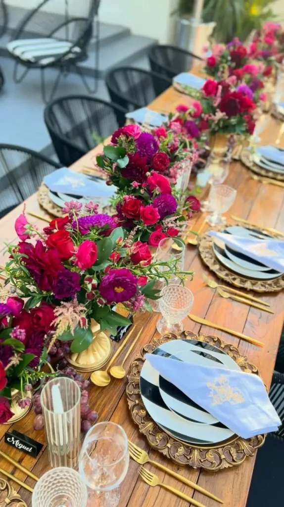 Outdoor Table Decor Ideas