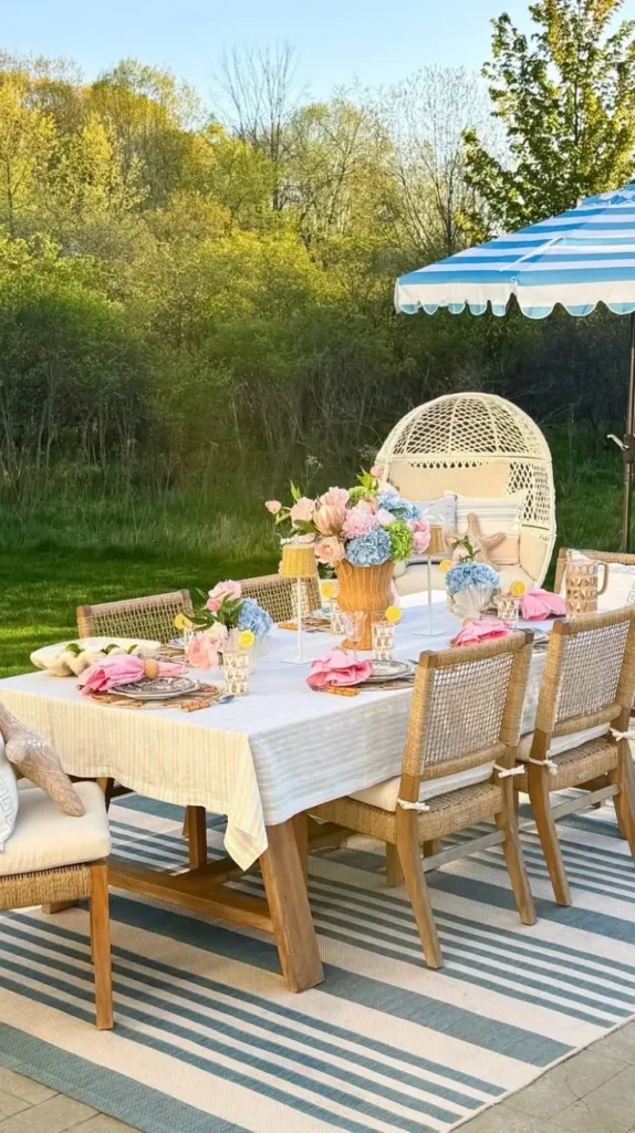 Outdoor Table Decor Ideas