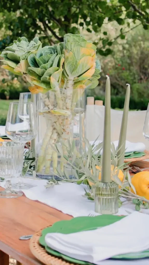 Outdoor Table Decor Idea