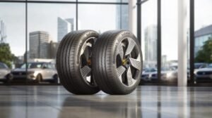 Volkswagen T-Roc equipped with eco, winter and all-season tire options from Continental