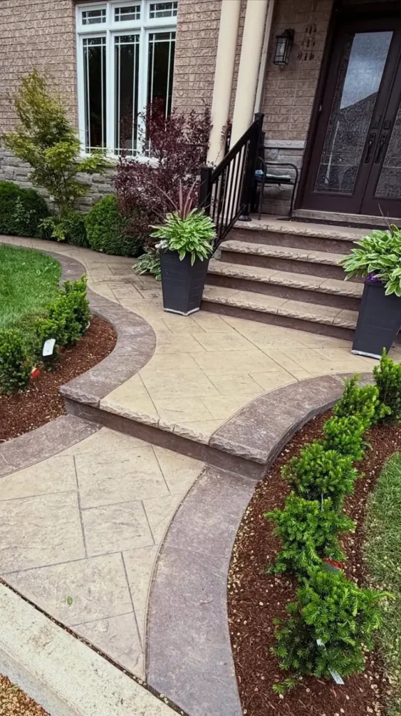 Flower Bed Ideas in Front of House 