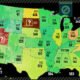 Preview of a map showing the number of Suspicious Activity Reports per 10,000 people by state in the U.S., using data from the Financial Crimes Enforcement Network.