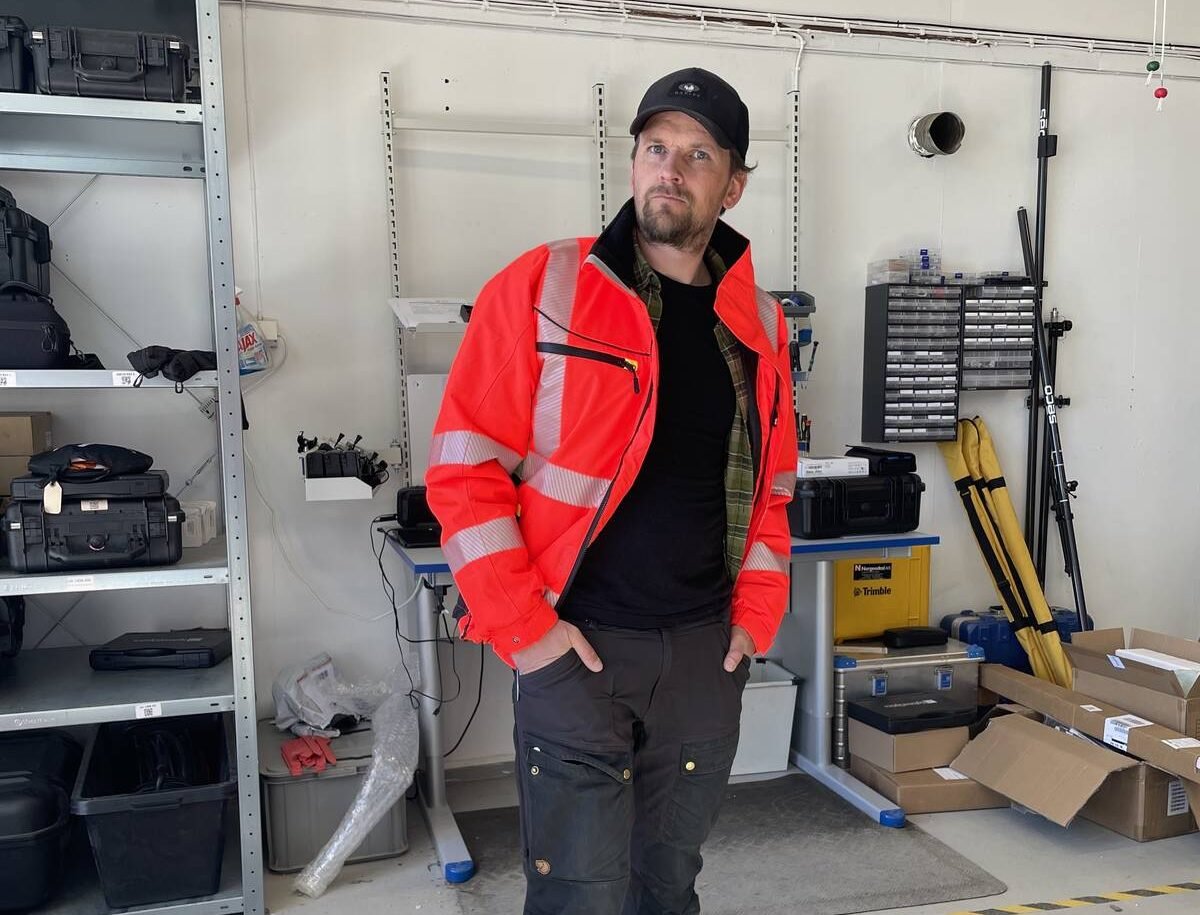 Engineer Kristian Rindal leads practical research into uses cases for drone technologies in Norway, such as seeding or fertilizing land that is too wet or too inaccessible for conventional equipment. Photo: Submitted
