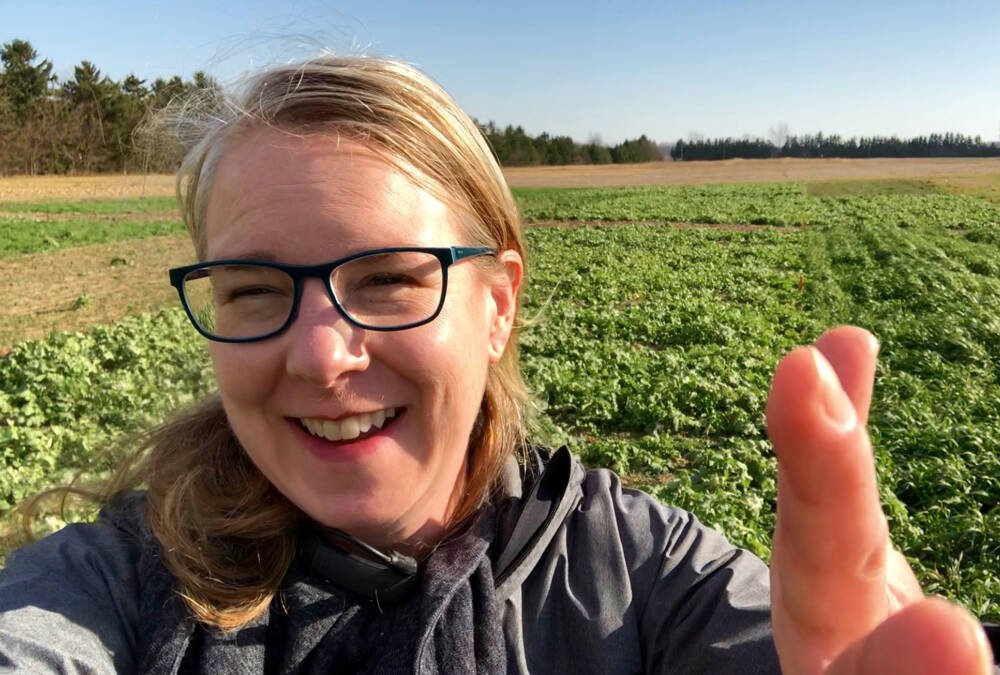 Laura Van Eerd says the Ontario soil study team aimed to assess fields using a suite of practices, including no-till, cover crops and manure, in different combinations. Photo: Courtesy Laura L. Van Eerd