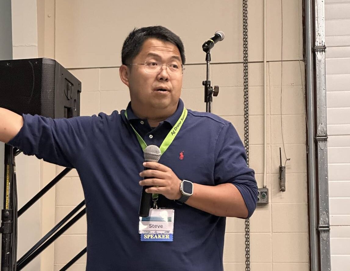 Steve Li of Auburn University talks about pesticide research using drones. He said a lot has been studied, but there is still much to learn.