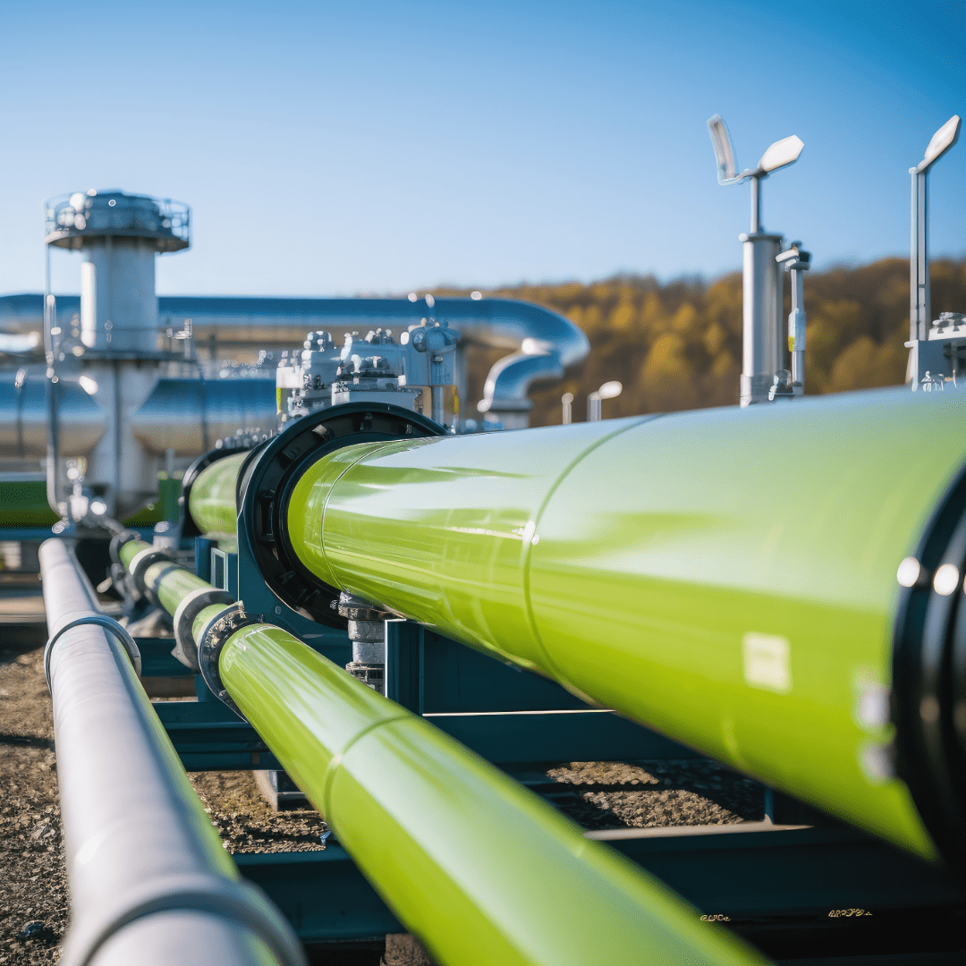 industrial energy pipelines and processing infrastructure