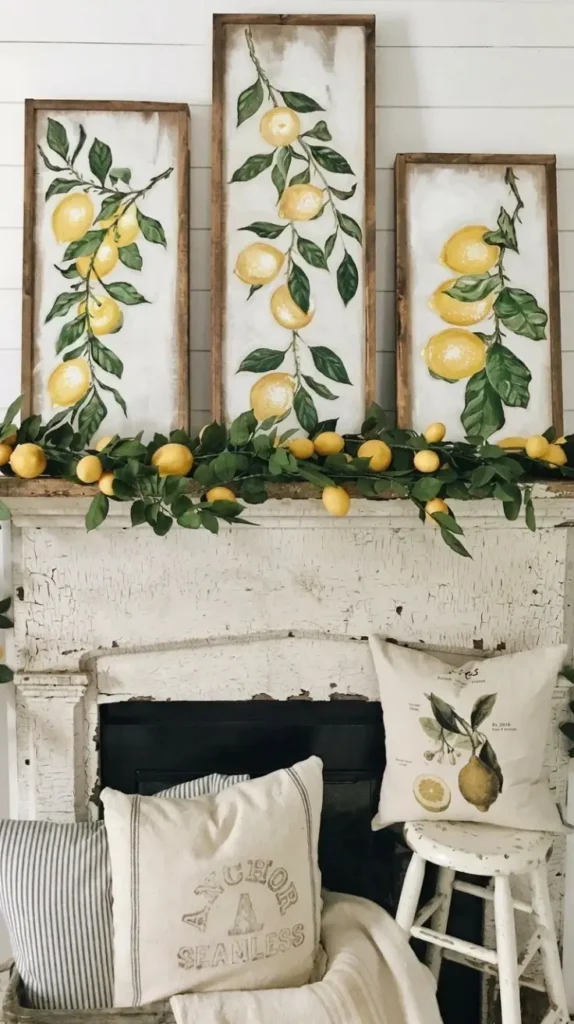 Summer Mantle Decor Ideas 