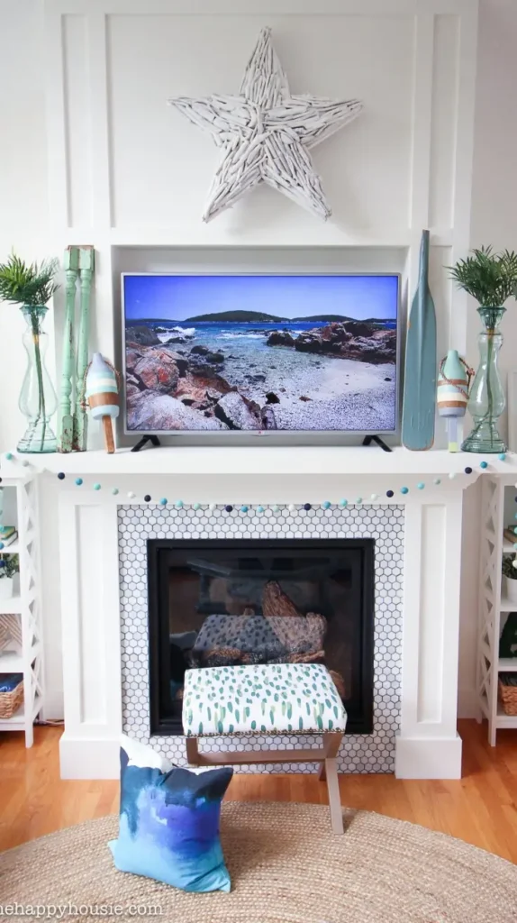 Summer Mantle Decor Ideas
