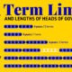 A chart showing the term limits and lengths of various heads of government