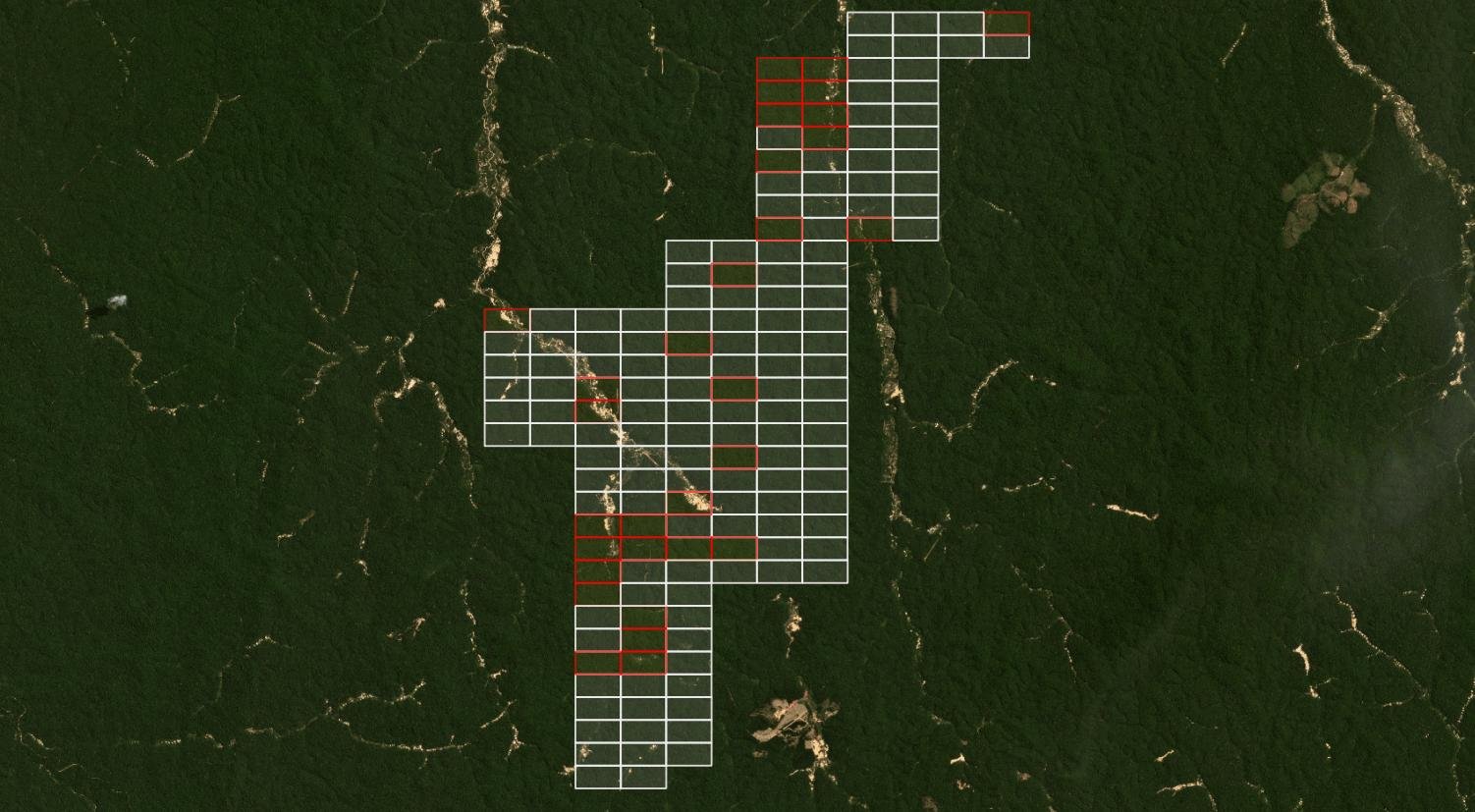 A grid map
