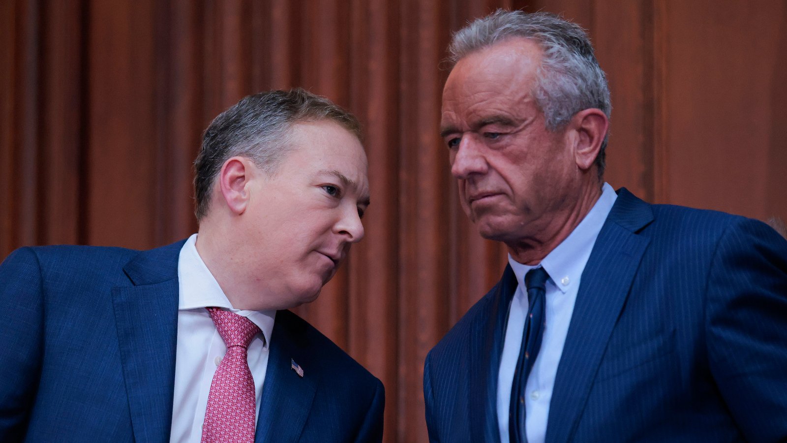 EPA Administrator Lee Zeldin speaks with Health Secretary Robert F. Kennedy Jr