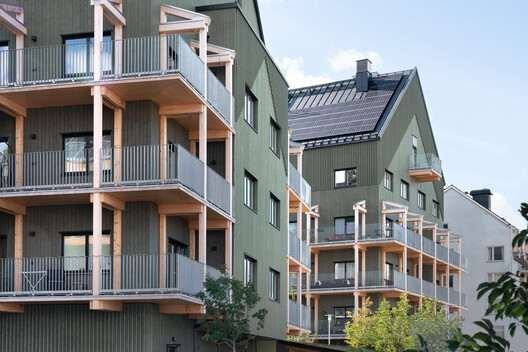 Notuddsparken Apartments close-up. Image © Anna Kristinsdóttir