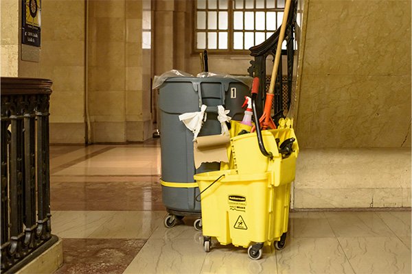 Custodial servicing equipment