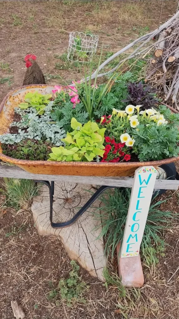Wheelbarrow Decor Ideas Wheelbarrow Decor Ideas