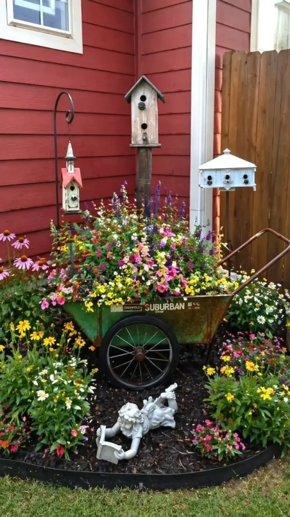 Wheelbarrow Decor Ideas Wheelbarrow Decor Ideas