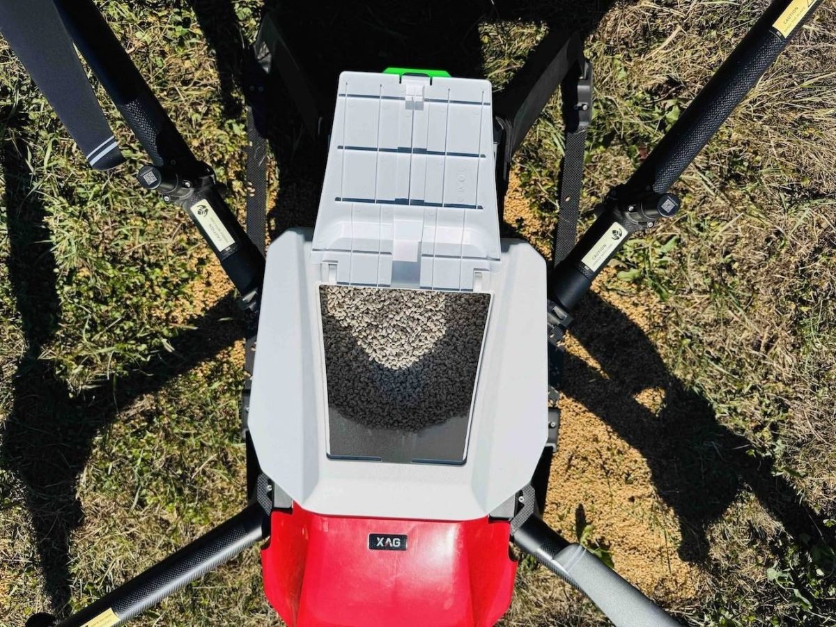 U of G drone seeding research. Photo submitted. 
