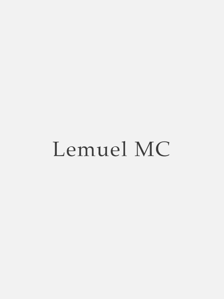 A plain white background with the text "Lemuel MC" written in the center in a simple, gray font.