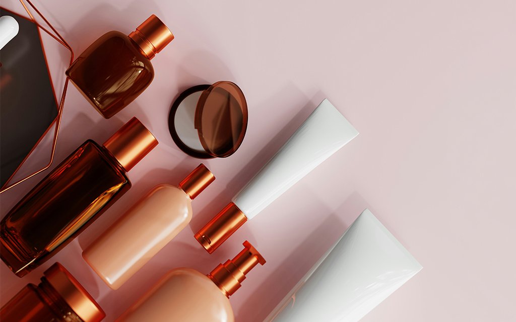 Modular primary cosmetic packaging system with customizable outer components for multiple product variations.