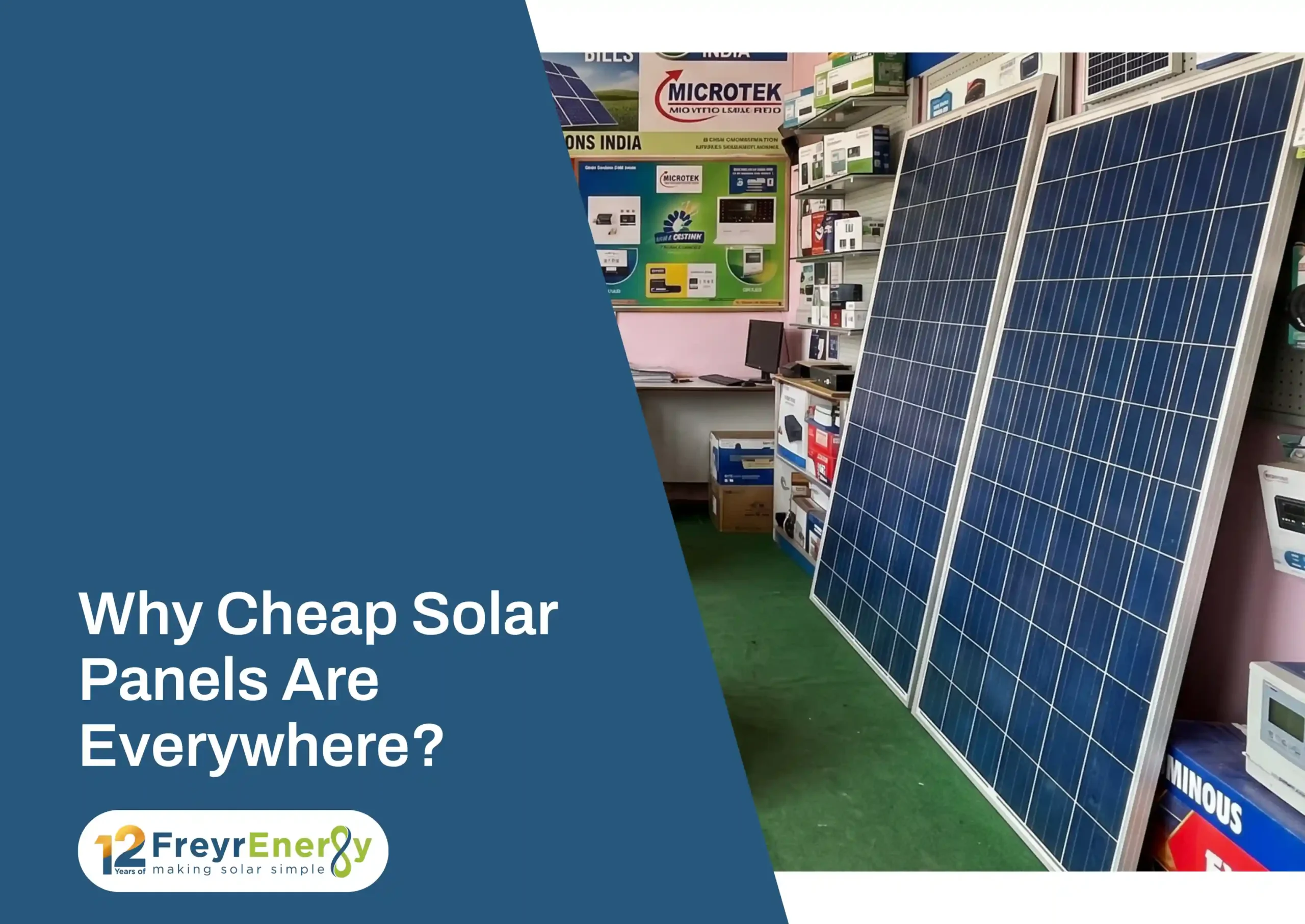 Why Cheap Solar Panels Are Everywhere