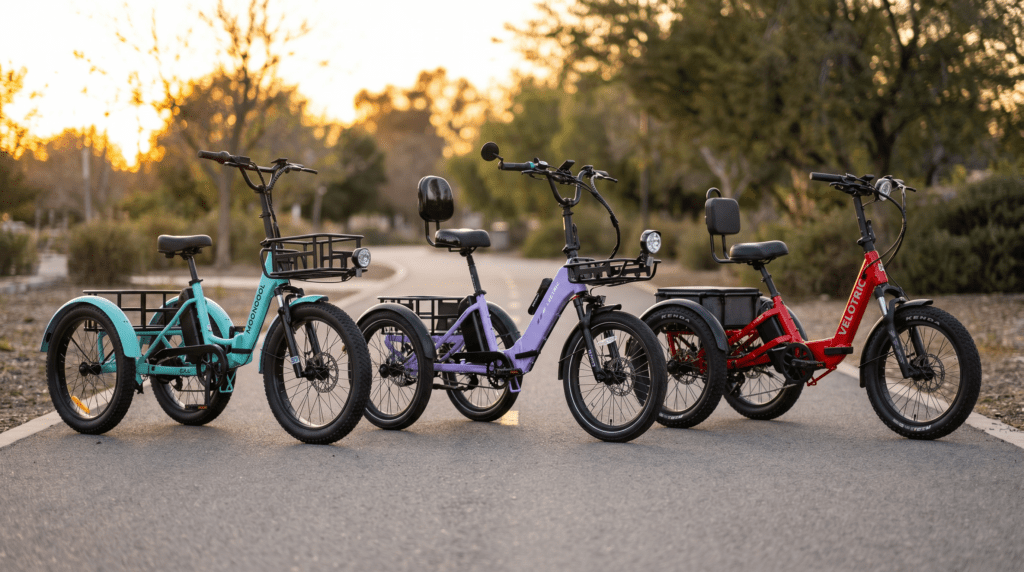 Best Electric Tricycles for Adults & Seniors (2026) 35 Best electric tricycles of 2026: Velotric Triker, Lectric XP Trike 2, and Mooncool TK1