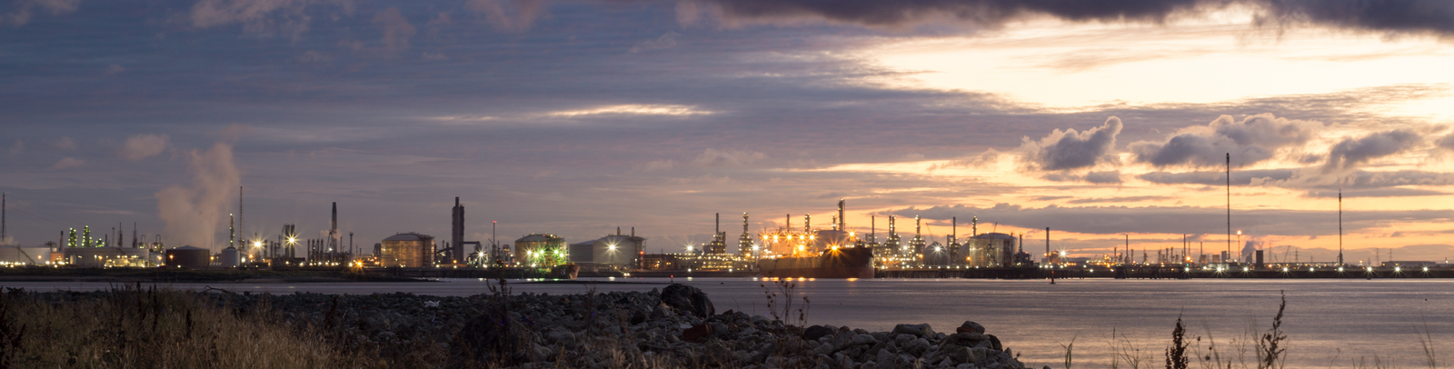 Views from South Gare in Redcar. 