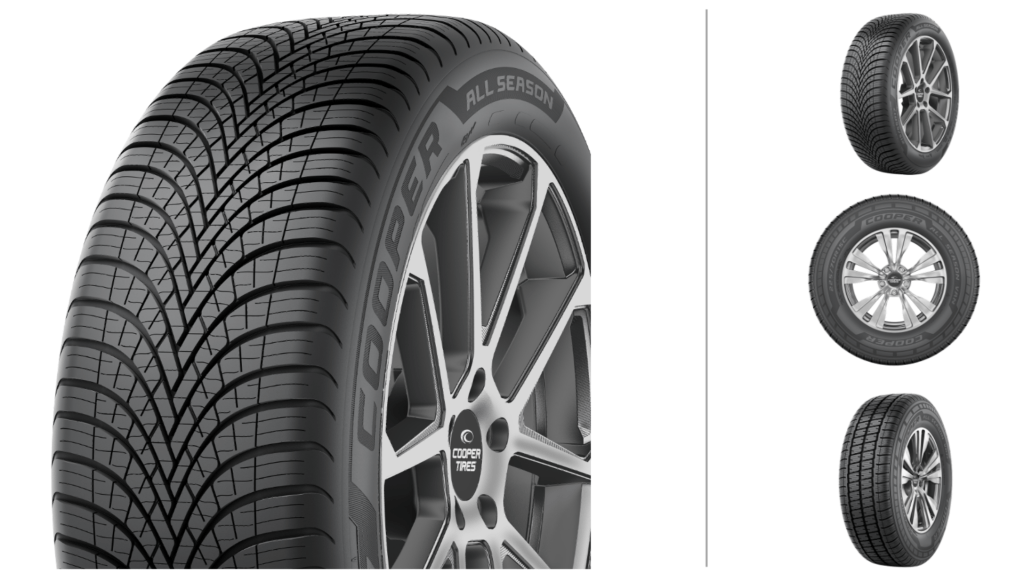 Cooper Tires all‑season portfolio.