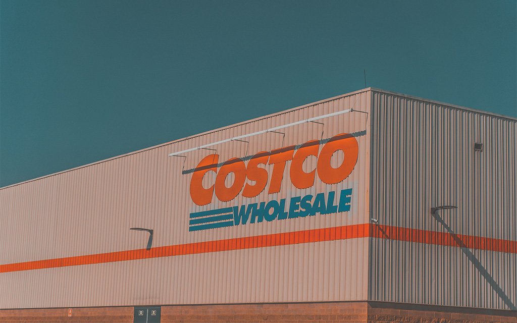 Costco warehouse storefront and building exterior