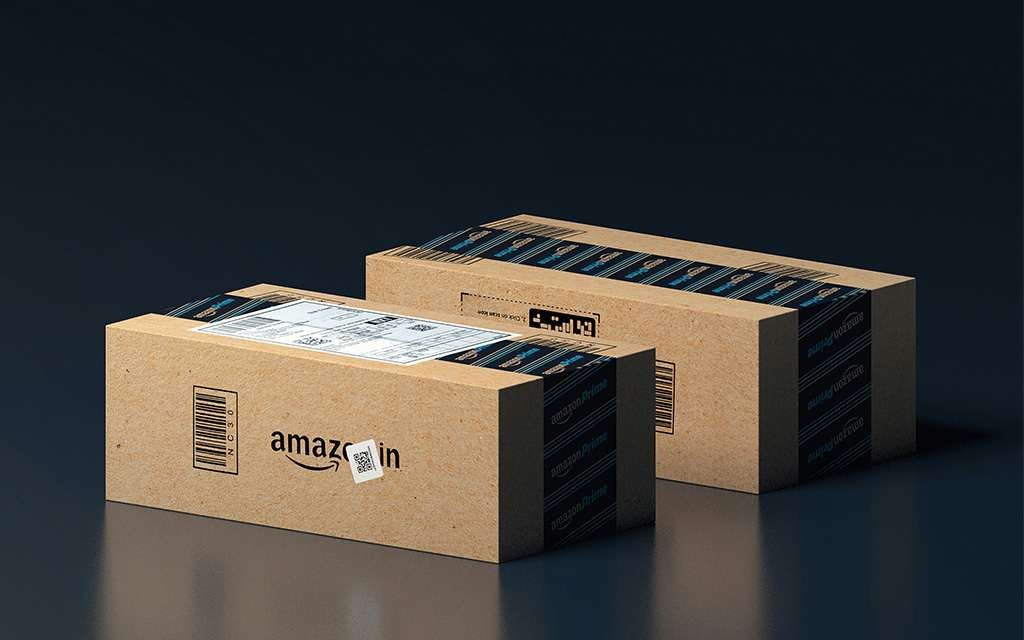 Proper FNSKU label on Amazon fulfillment packaging