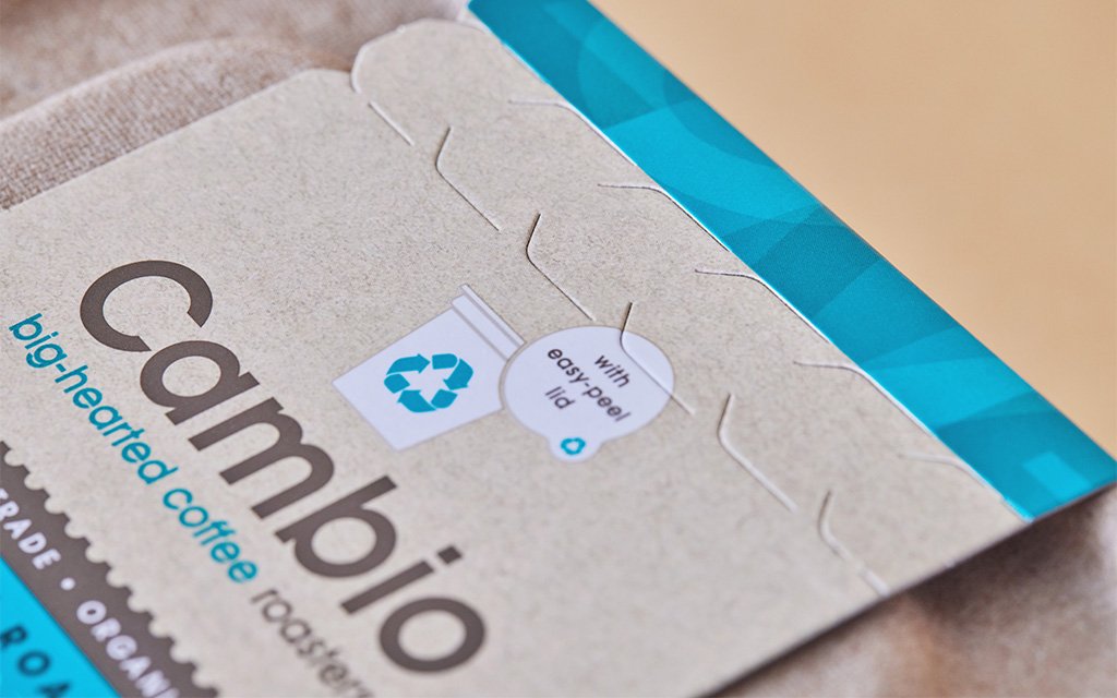 A sustainable custom packaging design made from eco-friendly materials.