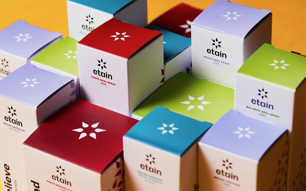 Etain custom packaging box for ecommerce and retail channels
