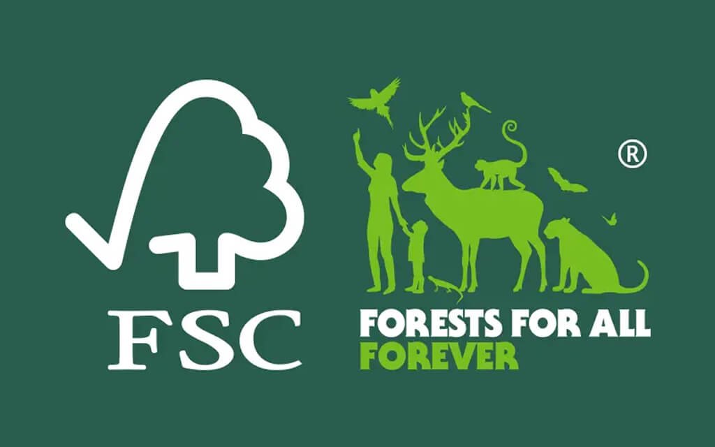 Forest Stewardship Council (FSC) certified.
