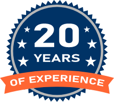 Go with the pros – we've been around for 20+ years, making us your trusted choice.